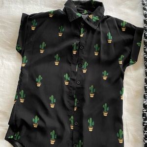 Cactus button up